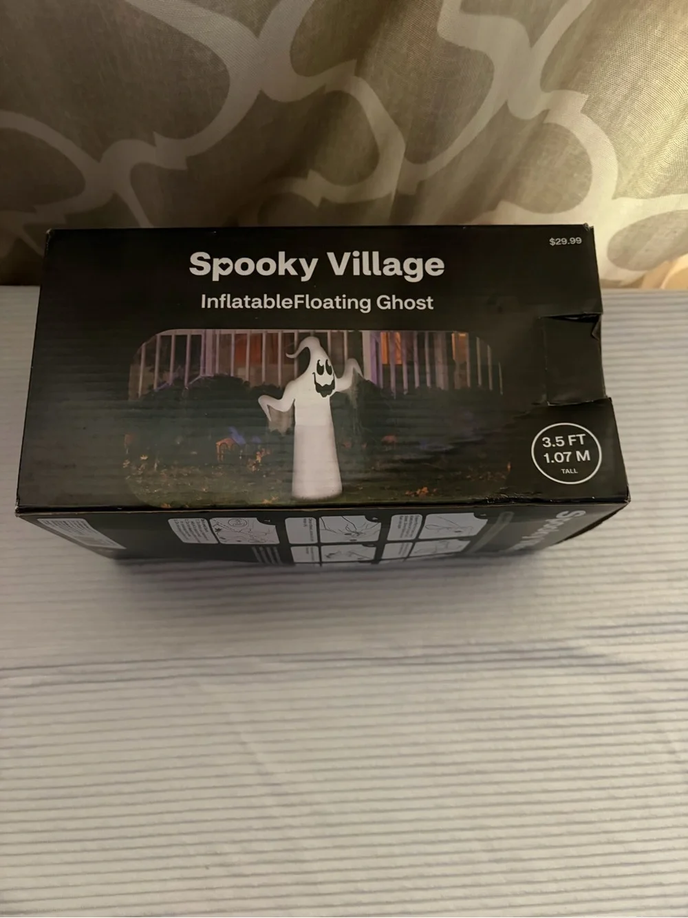 White Floating Ghost Halloween Decoration Inflatable